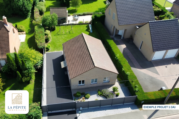 Terrain constructible à la frontière