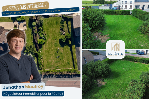 Terrain constructible à la frontière