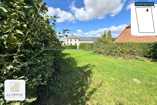 Terrain constructible à la frontière