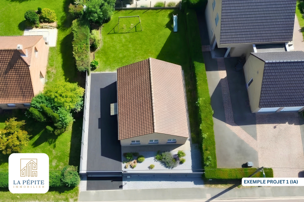 Terrain constructible à la frontière
