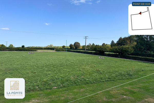 Investissement : terrain constructible à diviser en lots