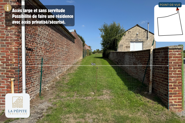 Investissement : terrain constructible à diviser en lots