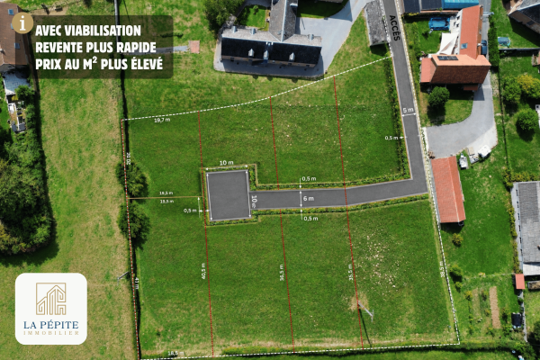 Investissement : terrain constructible à diviser en lots