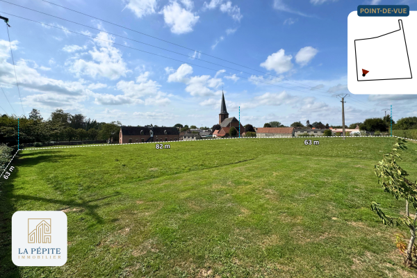 Investissement : terrain constructible à diviser en lots