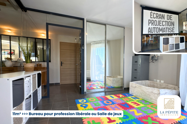 Maison individuelle avec piscine et sous-sol